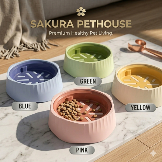 2 in 1 Slow Feeder Dog Bowl