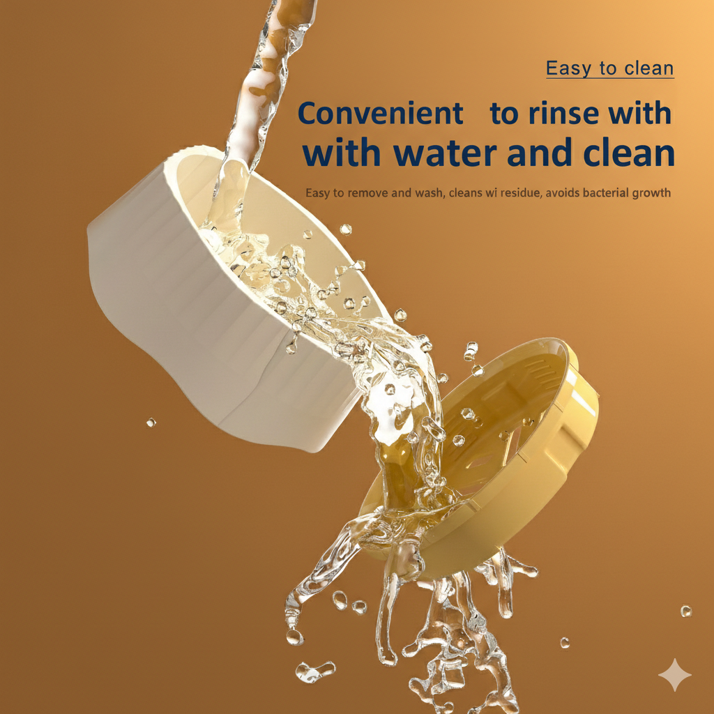 Convenient to rinse with water and clean
