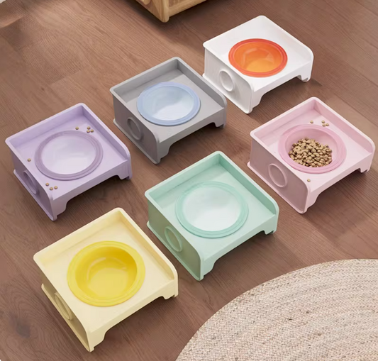 Raised Ceramic Pet Bowl