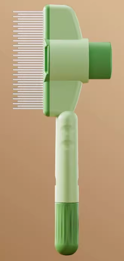 One Button Self-Cleaning Pet Massage Comb