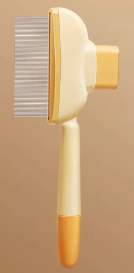 One Button Self-Cleaning Pet Massage Comb